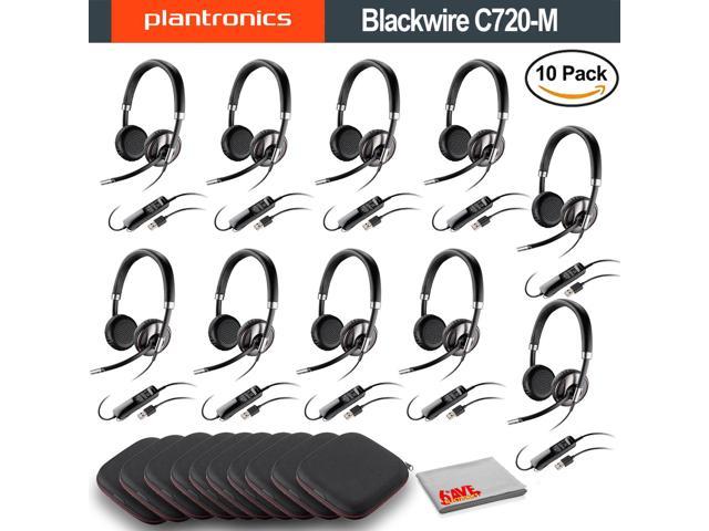 Valkuilen registreren Twee graden Plantronics Blackwire C720-M Bluetooth Headset - 10 Pack - Newegg.com