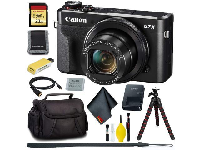 Canon PowerShot G7 X Mark II Digital Camera + 32GB Memory Bundle