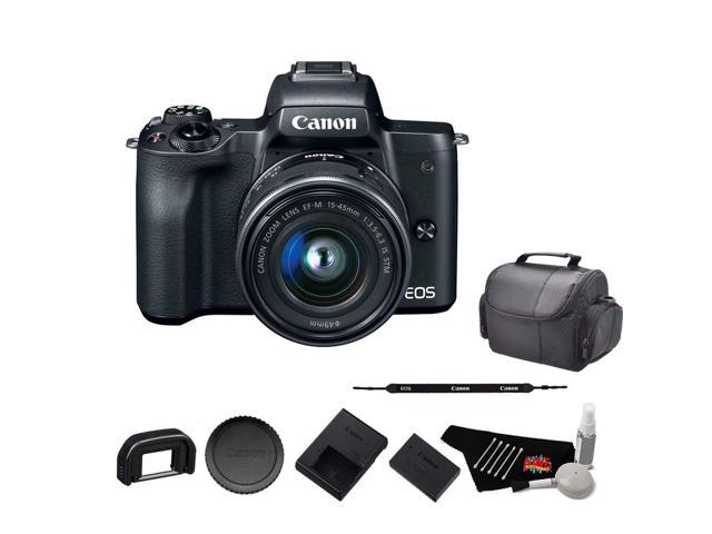 rechtbank compenseren Denken Canon EOS M50 Mirrorless Digital Camera with 15-45mm Lens and 4K Video  Starter Bundle - Intl Model - Newegg.com