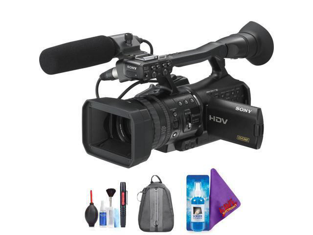 Sony HVR-V1U HDV Camcorder + Pro Accessories Bundle - Newegg.com