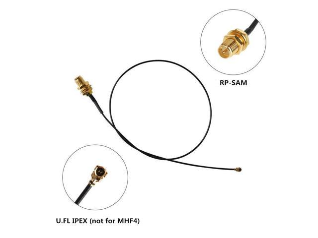 3 9dBi RP-SMA 2.4g/5g WiFi Antenna booster 3 U.fl Cable for Asus Router 