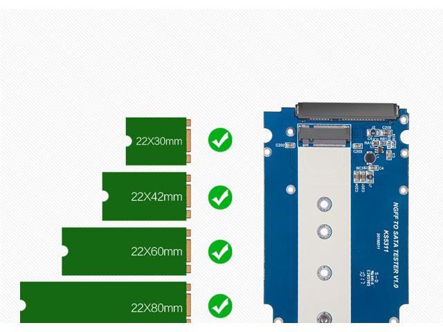 M.2 B Key SSD (B-key AHCI SATA Mode And B&M Key)to SATA 3 Converter 2.5 ...