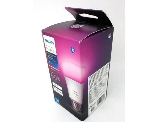 Philips Hue White And Color Ambiance A19 60W Equivalent Dimmable LED ...