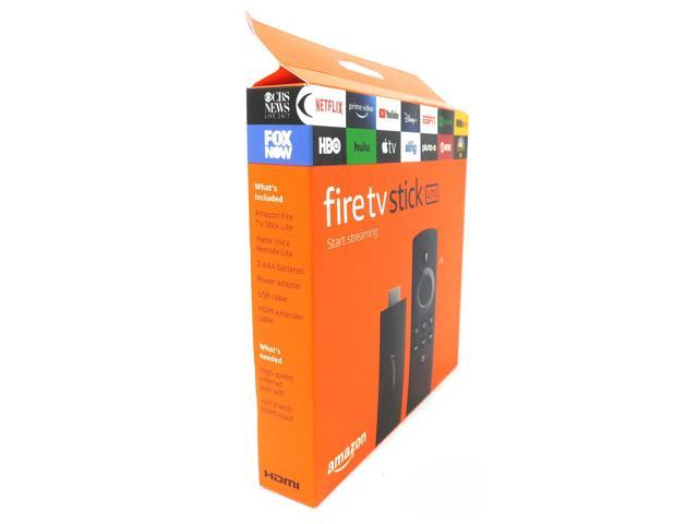 Fire TV Stick Lite with Latest Alexa Voice Remote Lite (No TV  controls), HD streaming Device