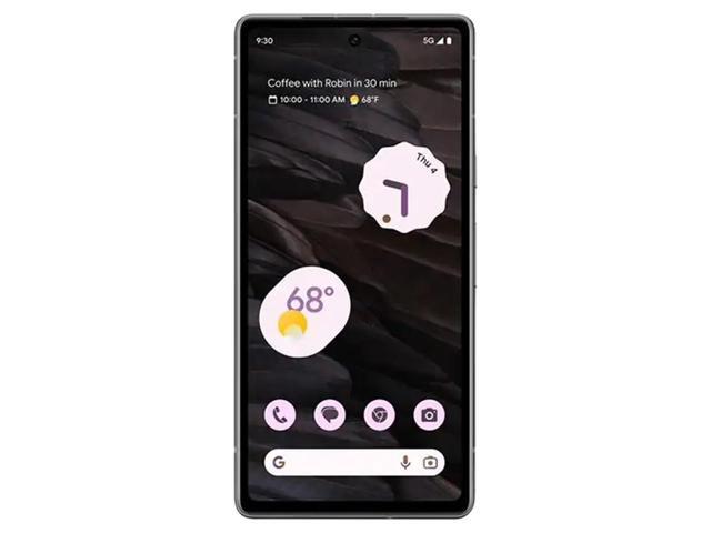 Google Pixel 7a 128GB Unlocked – Refurbished, Charcoal Black, 6.1