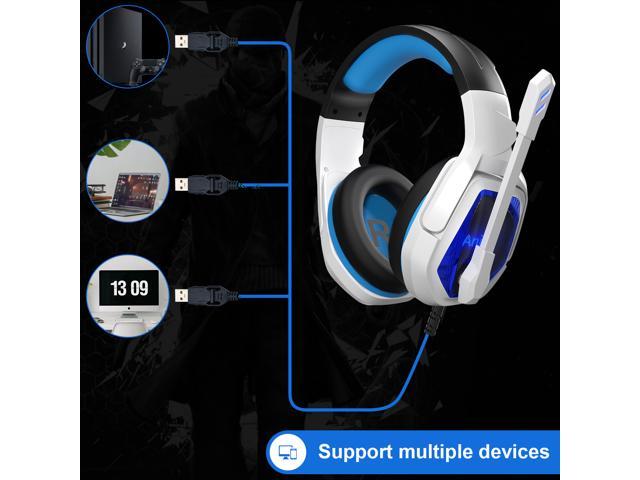 Sades Sa903 Stereo Gaming Headset 7 1 Surround Sound Newegg Com