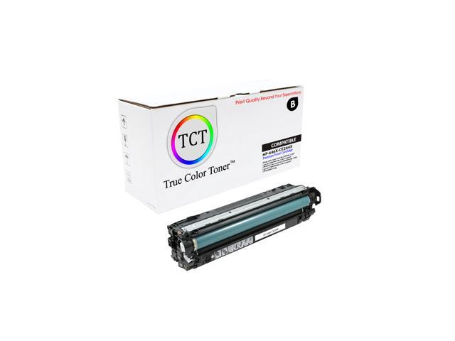 TCT Premium Compatible Toner Cartridge Replacement for HP 656X CF460X Black High Yield Works with HP Color Laserjet Enterprise M652 M653 Printers 27,000 Pages