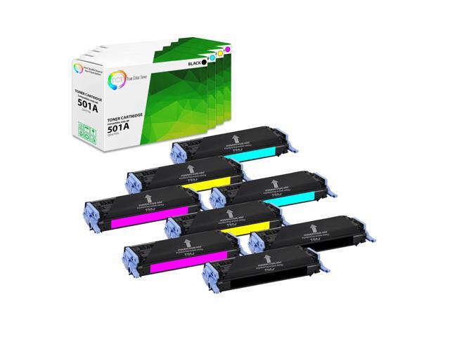 CS Compatible Toner Cartridge Replacement for HP 501A /& 503A HP COLOR LASERJET 3800DN 3800DTN 3800N CP3505 CP3505N CP3505DN CP3505X Q6470A Black Q7581A Cyan Q7582A Yellow Q7583A Magenta 4 Color Set
