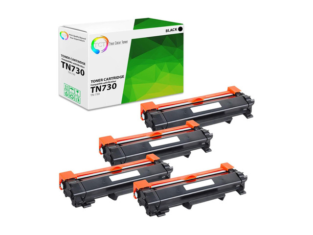 True Color Toner TN730 Toner Cartridge 4 Pack - Premium Compatible ...