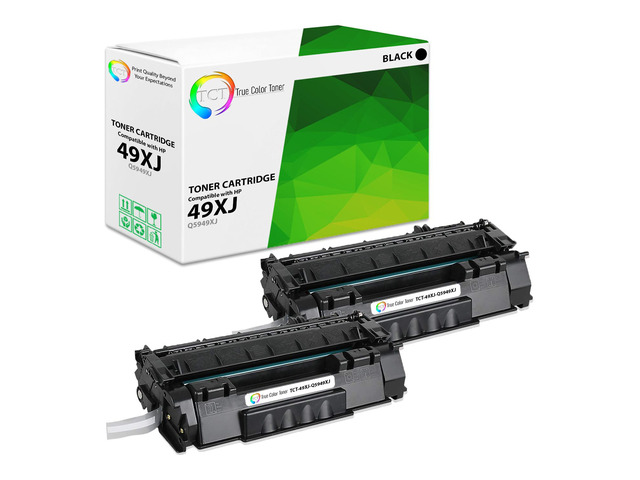 True Color Toner 49XJ Jumbo Toner Cartridge 2 Pack - Premium Compatible ...