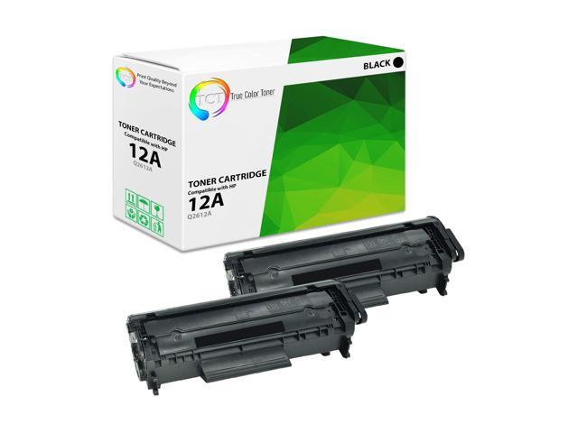 1x Eurotone compatibile Toner per HP LaserJet 1010 1012 1015 1018 1020 1022 3015 3020 3030 3050 3052 3055 AIO NW Z N sostituisce Q2612A 12A