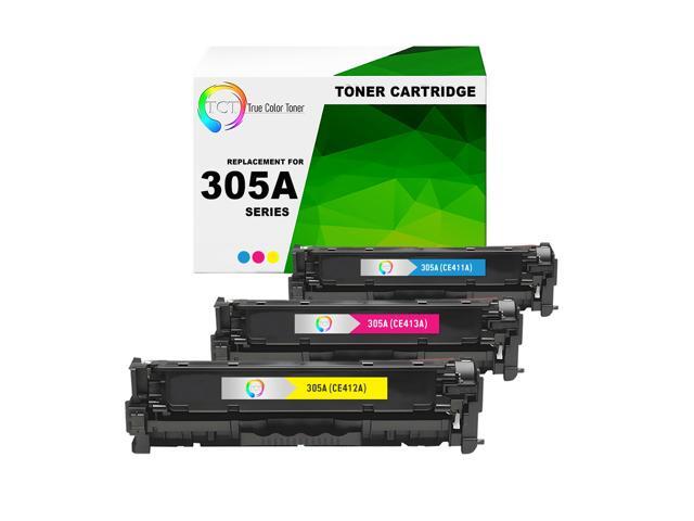 True Color Toner 305A Color Toner Cartridge 3 Pack - Premium Compatible ...
