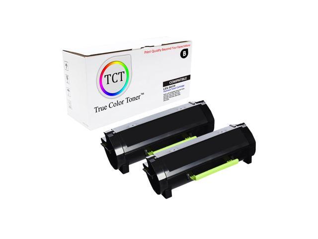 2 Pack 50F1H00 501H Lexmark Toner Cartridge for Lexmark MS310d MS410d MS510dn