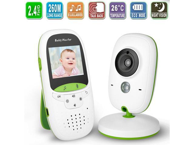 Wireless 2.4GHz Digital LCD Video Baby Monitor Camera Night Vision 2-Way Talk