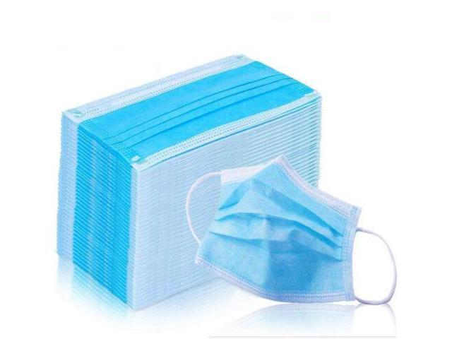Download 50pcs Disposable Face Masks Anti Virus Medical Surgical 3 Ply Safety Masks Wh Newegg Com PSD Mockup Templates