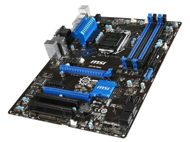 Refurbished: MSI Z97 Mate LGA 1150 Intel Z97 HDMI SATA 6Gb/s USB 3.0 ATX Intel Motherboard Intel Motherboards -