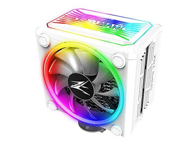 Zalman CNPS 16x, Real RGB LED CPU Cooler with 4D Patented Corrugated Fin Design, 120mm, for Intel & AMD (White)