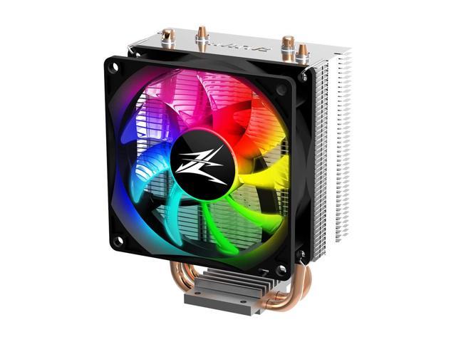 Zalman CNPS4X RGB CPU Cooler, 2 Heatpipes, 92mm, Intel/amd supported.  LGA775.115x/1200 CPUS, AM4/AM3+/AM3/FM2+/FM2 CPUS