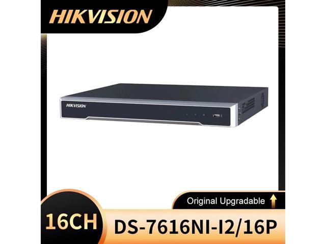 HIKVISION upgradable 4K H.265 NVR POE 16CH DS-7616NI-I2/16P Up to 12MP  record Network video recorder