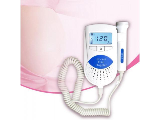 US Prenatal Fetal Doppler Baby Heart Rate,Fetal Doppler Recorder,LCD Display Hot 