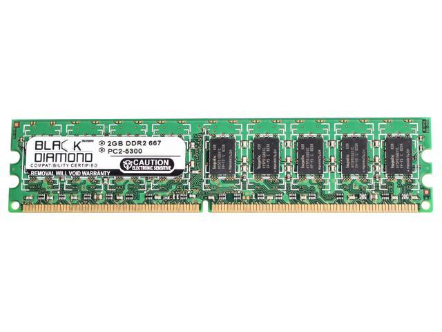 1.0 4GB 2X2GB Memory RAM for Gigabyte GA-5 Series GA-5BXWL-RH 240pin PC2-5300 667MHz DDR2 UDIMM Black Diamond Memory Module Upgrade GA-5EASV GA-5EXSH-RH 1.0 