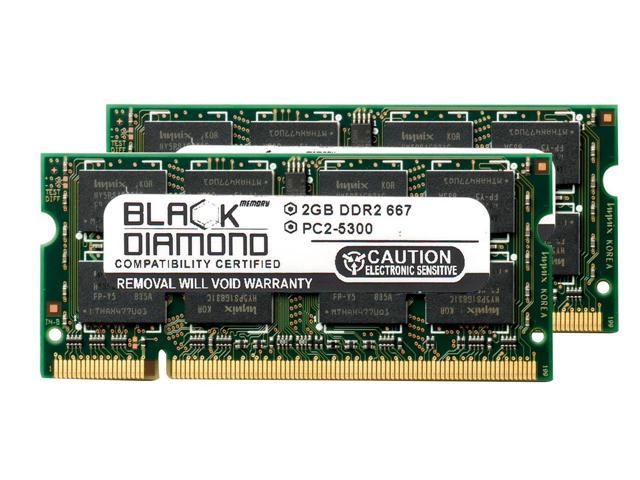4GB 2X2GB RAM Memory for Acer Mate TravelMate 8200 Series Black Diamond Memory Module DDR2 SO-DIMM 200pin PC2-5300 667MHz Upgrade