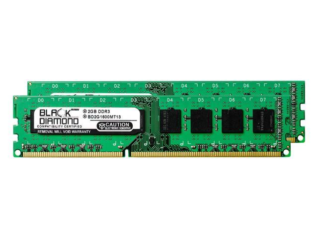 4GB 2X2GB RAM Memory for Asus M4 Series M4A785TD-V EVO DDR3 DIMM 240pin PC3-12800 1600MHz Black Diamond Memory Module Upgrade