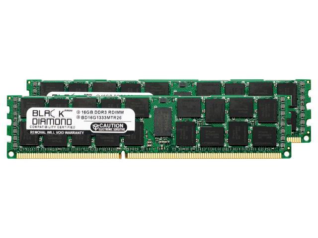 32GB 2X16GB Memory RAM for IBM System X Series x3630 M4 Black Diamond Memory Module 240pin PC3-10600 1333MHz DDR3 ECC Registered RDIMM Upgrade