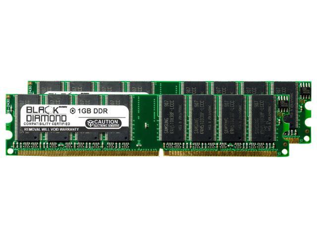2GB 2X1GB Memory RAM for HP Pavilion PCs T3159.de 184pin PC3200 400MHz DDR DIMM Black Diamond Memory Module Upgrade