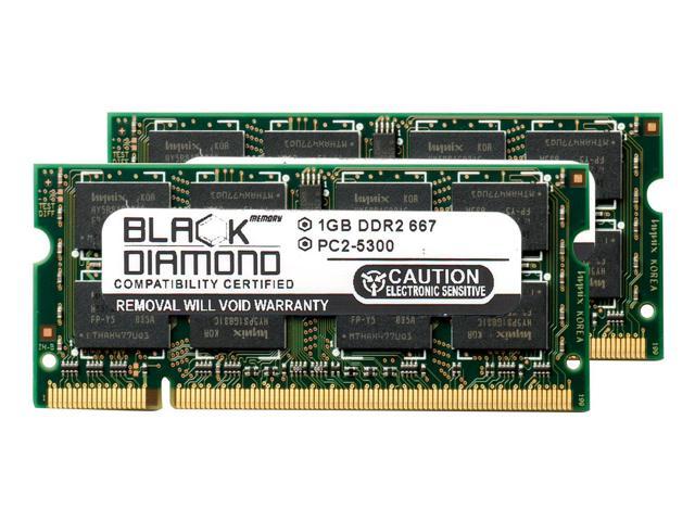 2GB 2X1GB RAM Memory for HP Presario Laptop V3711TU Black Diamond Memory Module DDR2 SO-DIMM 200pin PC2-5300 667MHz Upgrade 