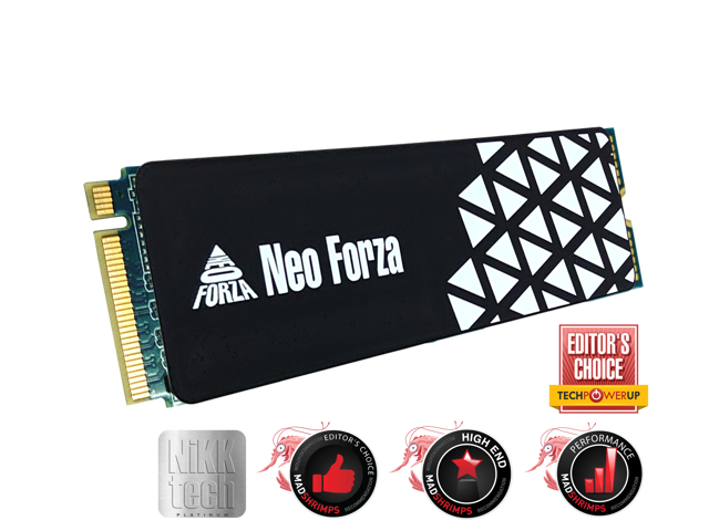 Neo Forza 2TB 3-bit MLC NFP400 Series 7000MB/s NVMe 1.4 PCIe 4.0 Gen4 M.2 Internal Solid State Drive (SSD) with built-in DRAM cache (NFP425PCI20-44H1200)