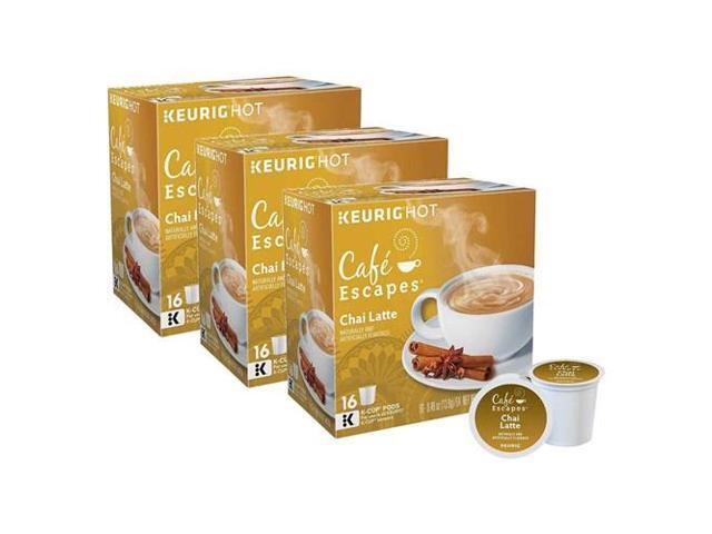 Cafe Escapes CHAI LATTE 16 K-Cups for 