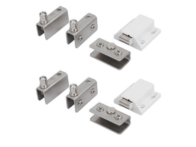 Uxcell Cabinet Shower Door Pivot Hinges Magnetic Catch Latches