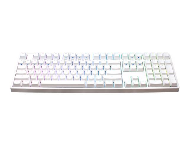 white full keyboard