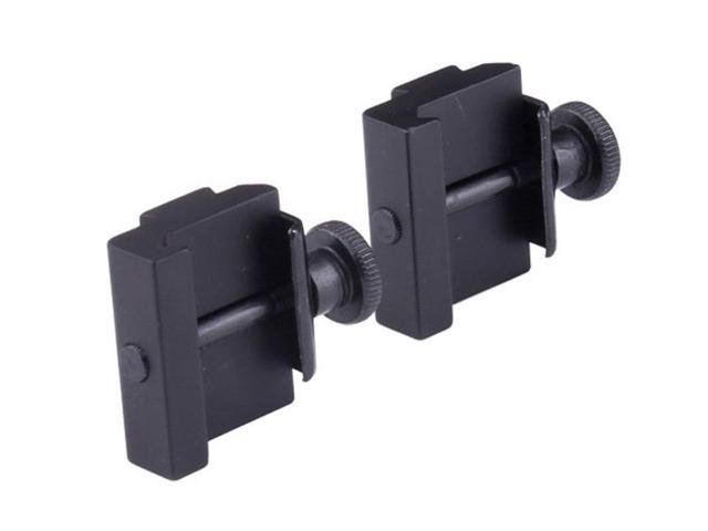 2pc 20mm to 11mm Weaver Dovetail Adapter to Picatinny Rail Rifle Scope Mount fe 