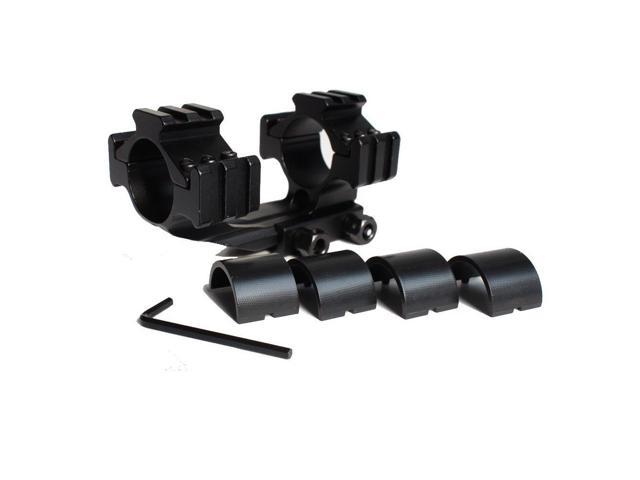 2PC 25.4mm High Profile Weaver Rail Mount/1" Ring 20mm Picatinny For Rifle Scope 
