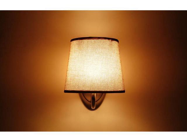 12v Led Brown Fabric Shade Wall Sconce Rv Caravan Interior 12v Led Brown Fabric Shade Wall Sconce Rv Caravan Interior Decor Ww