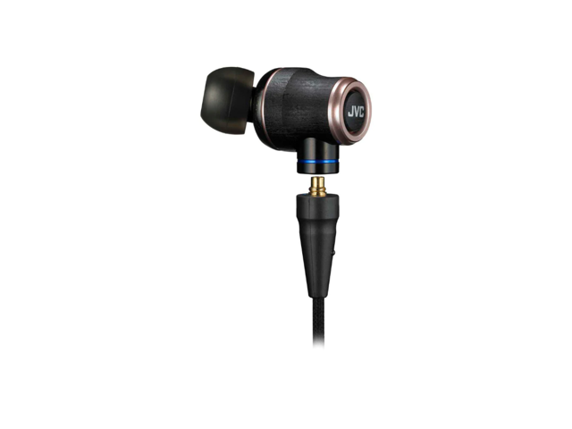 JVC HA-FW01 Hi-Res Audio Compatible In-Ear Headphone, Black