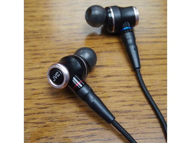 JVC HA-FW01 Hi-Res Audio Compatible In-Ear Headphone, Black