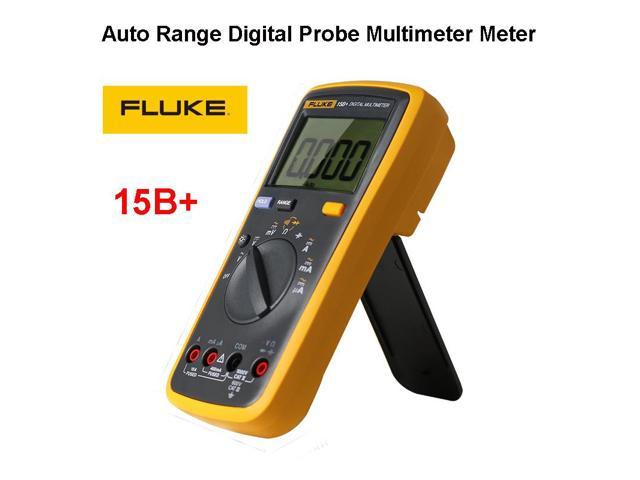 FLUKE 15B F15B Digital Multimeter Meter DMM 4000 Counts Auto/Manual AC DC V/A 