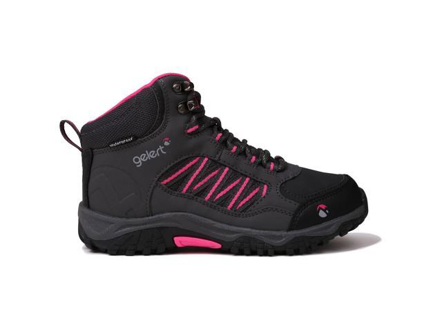 pink walking boots