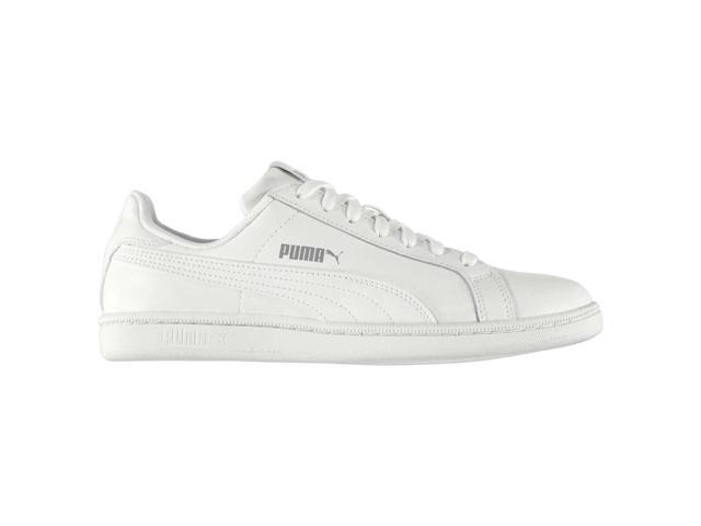 mens black leather puma trainers