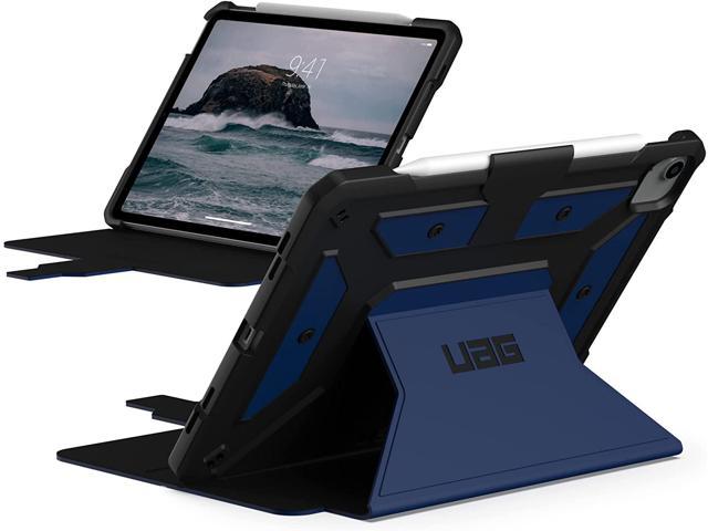 UAG iPad Air 10.9-inch (5th Gen, 2022) Case Rugged Smooth Exterior Material Multi-Angle Viewing Folio Stand w/ Pencil Holder Metropolis SE Protective Cover, Mallard
