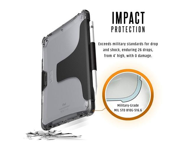 UAG iPad 9.7 (2017 5th Gen & 2018 6th Gen)/iPad Pro 9.7-inch/iPad Air/iPad  Air 2 Plyo Feather-Light Rugged [Ice] Military Drop Tested Case 