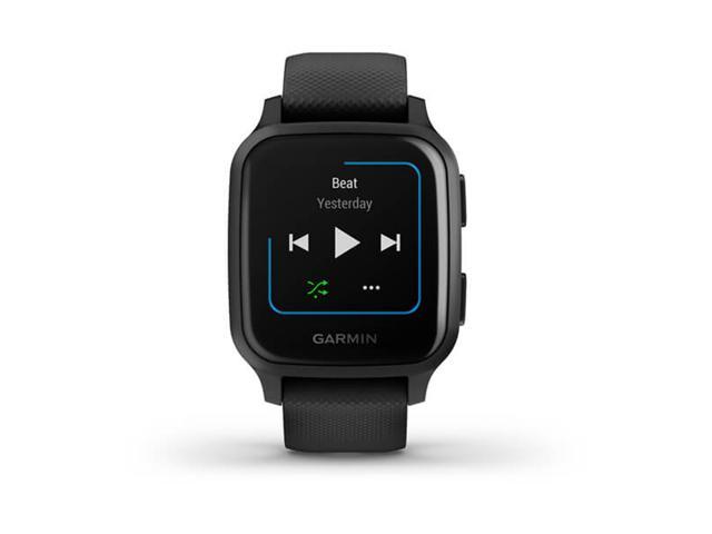 Garmin Venu SQ Music Edition - Black with Slate Bezel - Newegg.com