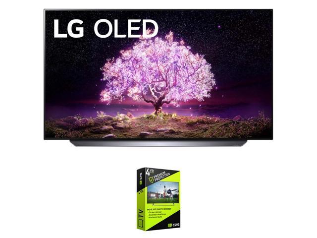 LG OLED65C1PUB 65 Inch 4K Smart OLED TV w/ AI ThinQ 2021 + Premium Warranty Bundle