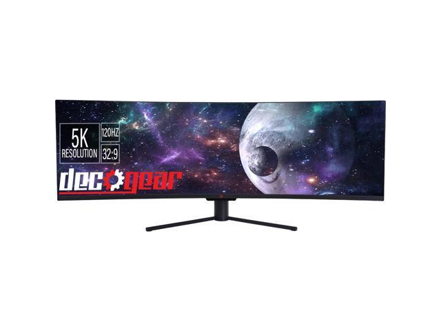 Deco Gear 49" Curved Ultrawide 5K Monitor 5120x1440 DGHD, 120Hz, 101% NTSC, 100% sRGB