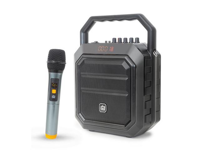 wireless microphone with built in speaker