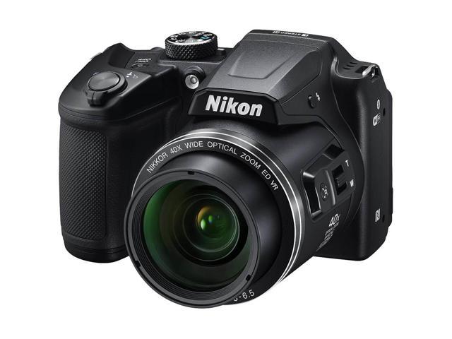 Nikon COOLPIX B500 16MP 40x Zoom Wi-Fi Fotocamera Digitale Nero 64GB 12 PZ Bundle 