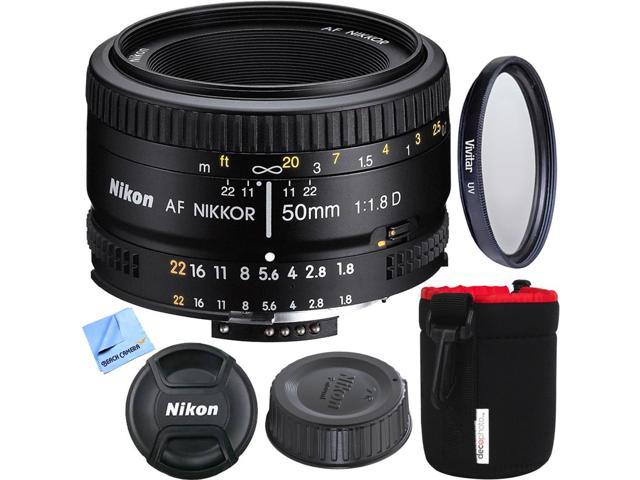 Nikon AF FX NIKKOR 50mm f/1.8D Lens for Nikon DSLR Cameras 